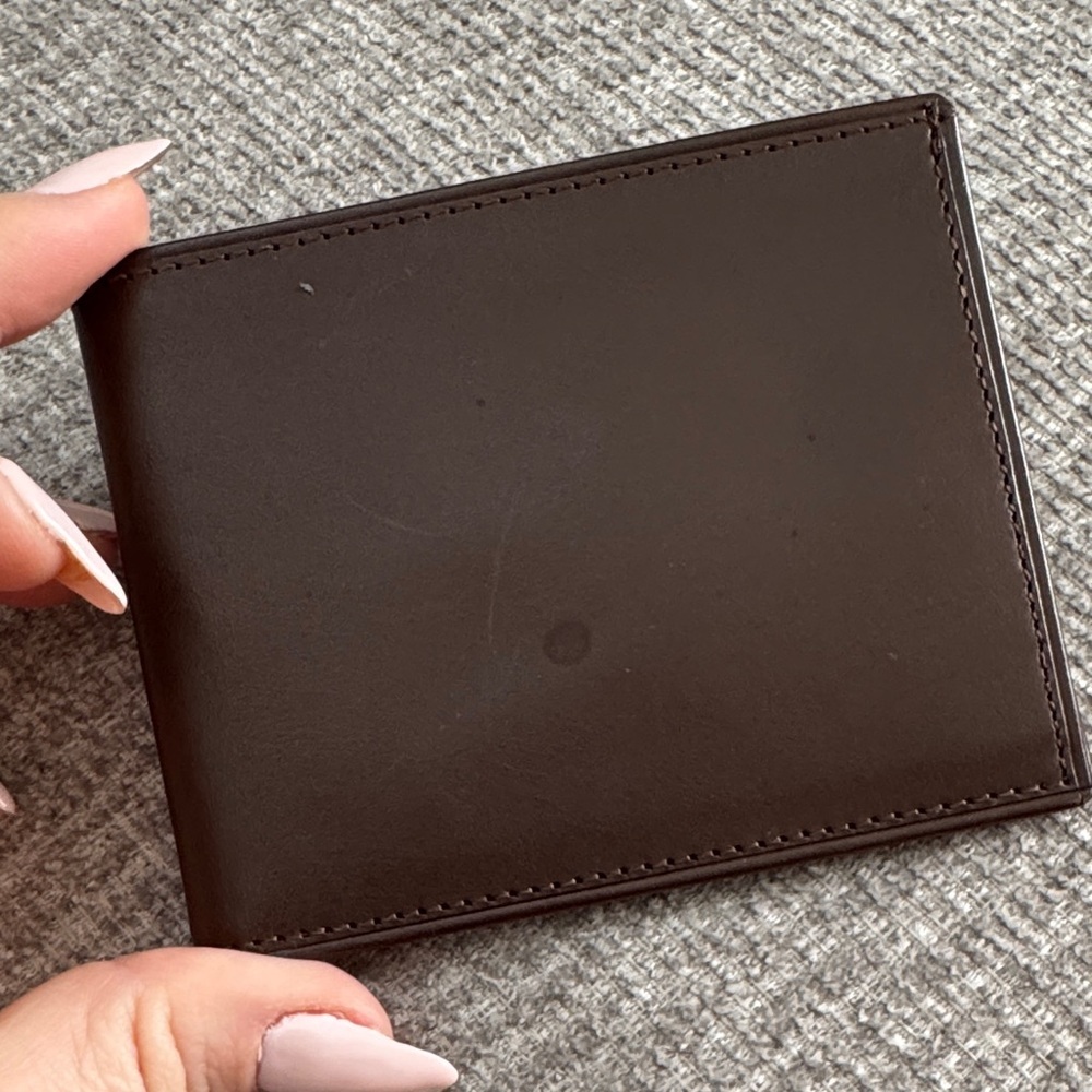 Coach Men's 3-in-1 Bifold Wallet in brown leather - Picture 2 of 4